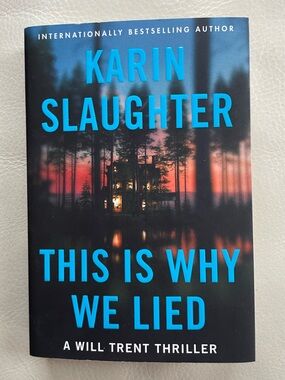 3/$25💥Best of 2024, Karin Slaughter, This Is Why We Lied, Large Print Book